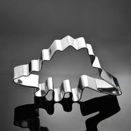 Yatim 4pcs Stainless Steel Pterosaur Dinosaur Shape Cookie Biscuit Fondant Cookie Cutter Mold for Baking Mold N4