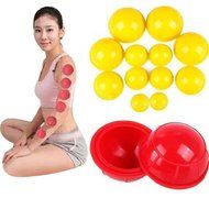 Beauty Clubs Silicone Medical Vacuum Massager Cupping Cups Therapy Anti Cellulite (Yellow) N5