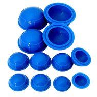 Beauty Clubs Silicone Medical Vacuum Massager Cupping Cups Therapy Anti Cellulite (Yellow) N9