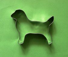 LAWMAN Dog bone paw house hydrant fondant pastry baking cookie cutter set N4