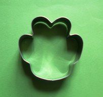 LAWMAN Dog bone paw house hydrant fondant pastry baking cookie cutter set N5