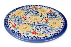 Polish Pottery Butterfly Trivet