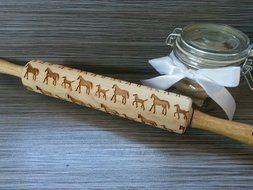 Rolling Pin: Horses N2