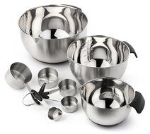 Elite Kitchenware Stainless Steel Mixing Bowls and Measuring Cups Set - Ultimate Cookware Set - Stainless Steel... N2