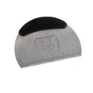 Flyesto Pastry Dough Scraper Stainless Steel Silicone Dough Cutter, Cake Bread Pizza Cutter/Chopper, Multipurpose...