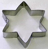 RM Magen David Star of Metal Cookie Cutter for Jewish Holiday Baking / Christmas Hannukah Party Favors / Scrapbooking...