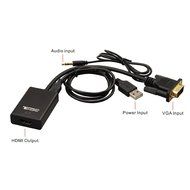 Tendak HD 1080P VGA to HDMI Output TV AV HDTV Video Cable Converter Plug and Play Adapter with Audio Input for... N2