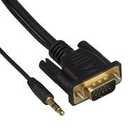 Tendak HD 1080P VGA to HDMI Output TV AV HDTV Video Cable Converter Plug and Play Adapter with Audio Input for... N3