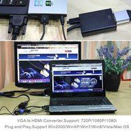 Tendak HD 1080P VGA to HDMI Output TV AV HDTV Video Cable Converter Plug and Play Adapter with Audio Input for... N7