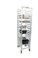 PVIFS WE3020KD-SP Knock-Down Steam Table Pan Rack, Full Size 18 Pan Capacity, 20&quot; Length x 17&quot; Width x 71-1/2&quot;...