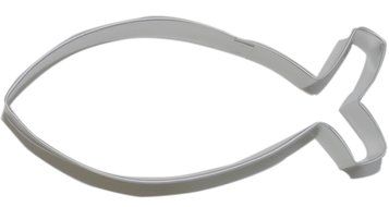 Goldfish Cookie Cutter - Set of 3 Multipurpose Cutters, 5-inch, 3-inch and Jesus Fish 4.5-inch N2