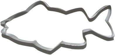 Goldfish Cookie Cutter - Set of 3 Multipurpose Cutters, 5-inch, 3-inch and Jesus Fish 4.5-inch N5