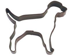 R&amp;M Lab/Dalmation 4&quot; Cookie Cutter Brown With Colored, Durable, Baked-on Polyresin Finish