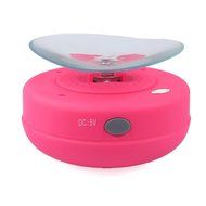 Mini Pink Speaker Handsfree Mic Wireless Bluetooth Suction Shower Car Waterproof N3