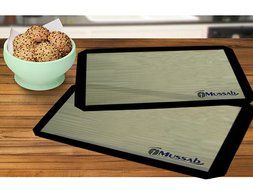 Baking Sheet-baking Mat,eco Friendly Gift-silicon Baking Mat 2-pk- Fits Half Sheet- Plus Mega Bonus Silicon Barbecue... N9