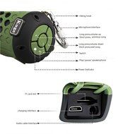 TMCO Outdoor Waterproof Portable Wireless Bluetooth Speaker with A Hook(Yellow) N2