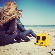 DemerBox - Rugged, Waterproof, Bluetooth Speaker (Paniman Yellow)