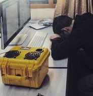 DemerBox - Rugged, Waterproof, Bluetooth Speaker (Paniman Yellow) N3