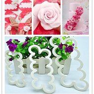 Genenic 3 Size 3D Cookie Fondant Cake Decorating Mold Rose Flower Cutter Mould