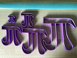 Pi Sign Cookie Cutter (3 Inch) N5