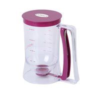LAIMALA Pancake Batter Dispenser With Measuring Label Cupcake Muffin Pastry Baking Tools