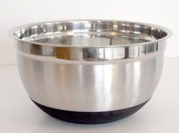 8 Quart Deluxe Non-Slip Stainless Steel Mixing Bowl by Libertyware