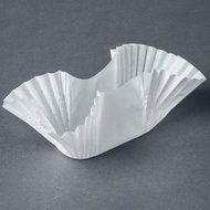 Hoffmaster 610750 Fluted Burger Cup/Taco Holder/Bagel Blanket, 3-3/4" Diameter x 2-5/8" Height, White (8 Packs...