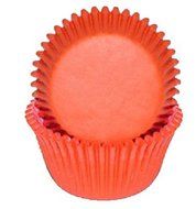 Golda's Kitchen 100 Count Solid Baking Cups, Mini, Orange