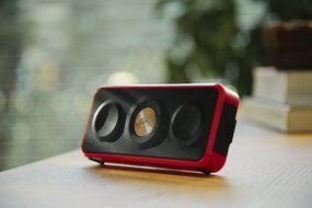 TDK A26 Weatherproof NFC Portable Bluetooth Stereo Speaker - Red N2