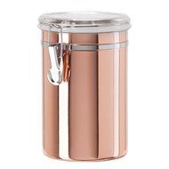 Oggi 5304.12 Copper Plated Stainless Steel Airtight Canister with Clamp, 52 Ounce N2
