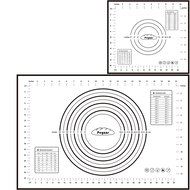 PEGZOS Silicone Pastry Mat &ndash; 23.6&rsquo;&rsquo; x 15.7&rsquo;&rsquo; Non-Slip Sheet Sticks to Countertop for Rolling Dough &amp; Baking in... N10