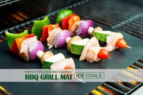 BBQ Grill Mats, Silicone Baking Mat , Baking pans and mats, 100% Non-stick Chef Special,Non Slip Silicone Grill... N6