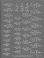 Crystal Flowers Fluted Leaf Gelatin Veining Sheet by Chef Alan Tetreault