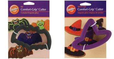 Wilton Bat Candy Corn Pumpkin Metal Cookie Cutter Set N2