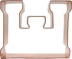CopperGifts: Castle Cookie Cutter (Elegant)