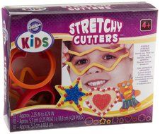 Wilton Kids Stretchy Silicone Cookie Cutter Set, 10-Piece