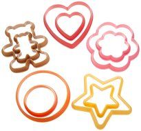 Wilton Kids Stretchy Silicone Cookie Cutter Set, 10-Piece N2