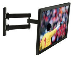 Mount-It! TV Wall Mount Bracket Full Motion Computer Monitor Arm, Swivel Tilting Corner Bracket for 23 - 42 inch... N2