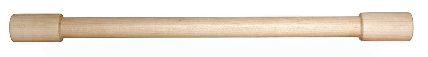 J.K. Adams Lovely Maple Wood Rolling Pin, 24-inches by 1-3/4-inches by 1/4-inches