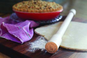 J.K. Adams Lovely Maple Wood Rolling Pin, 24-inches by 1-3/4-inches by 1/4-inches N3