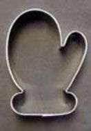3" Winter Mitten Tin Cookie Cutter