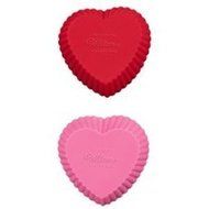 Wilton Silicone Heart Baking Cups