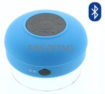 FINCO(TM) Waterproof Wireless Bluetooth Shower Speaker Handsfree Speakerphone Compatible with All Bluetooth Devices...