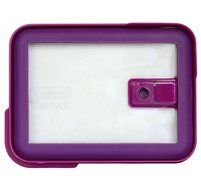 Pyrex 7210-NLC Rectangle Pink 3 Cup Vented No Leak Lid for 7210 Dish (4-Pack) N3