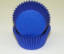 Dark Blue Glassine Baking Cups Cupcake Liners 50 ct