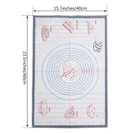 Pastry Mat, YYP Large Silicone Pastry Mat with Measurements, 23.5"x15.7"(60x40cm), Non-Slip Sheet, Full Sticks... N7
