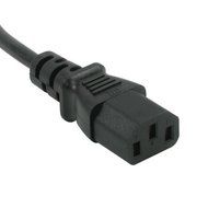 C2G 10ft 18 AWG Universal Power Cord (NEMA 5-15P to IEC320C13) - Computer Power Cord