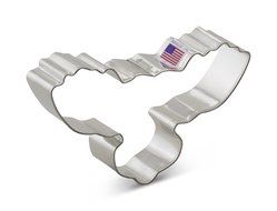 Ann Clark Moose Head Cookie Cutter - 4.5 Inches - Tin Plated Steel