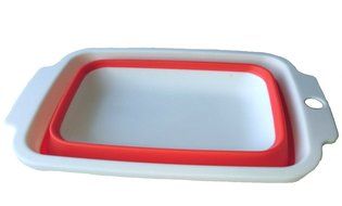 Shipao Collapsible Dish Tub Collapsible Bowl(34.2*22.7*10.5cm)