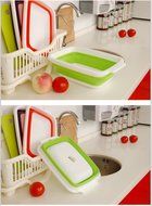 Shipao Collapsible Dish Tub Collapsible Bowl(34.2*22.7*10.5cm) N4